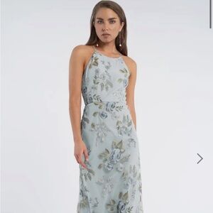 Jenny Yoo Claire Enchanted Forest Serenity Blue- Size 6